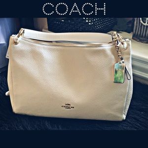 NWT Large Leather COACH Bag